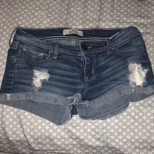 Denim Hollister Shorts